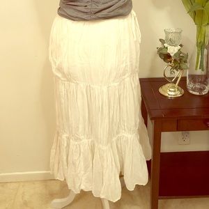 White Maxi Skirt